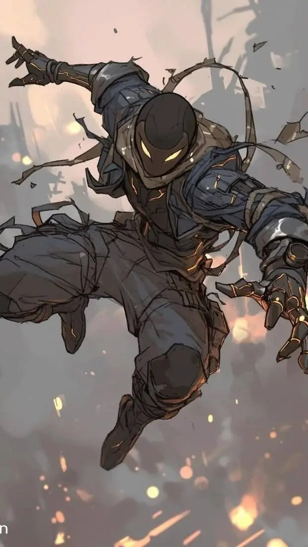 ai character: bomb-ray background
