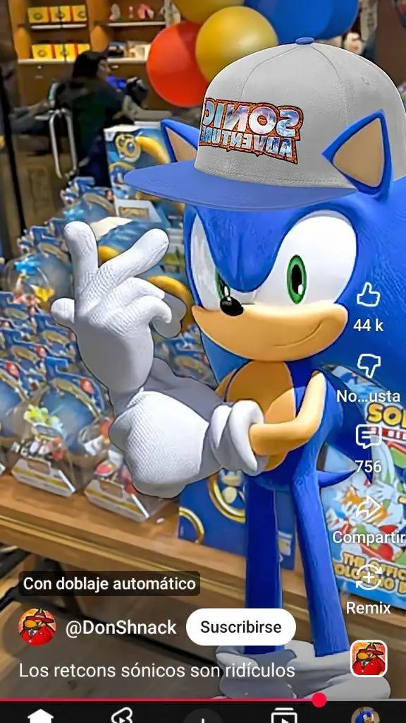 ai character: cristiano Sonic background