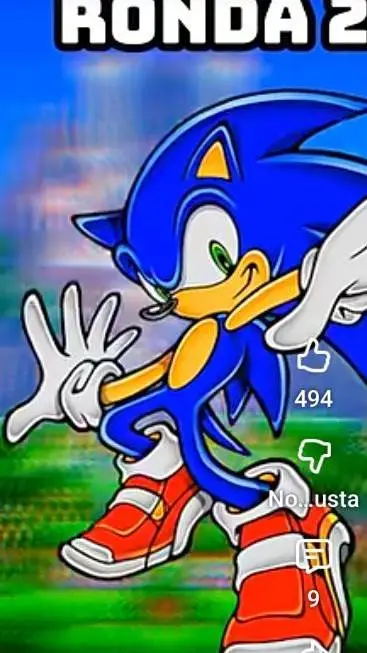 ai character: día amor Sonic background