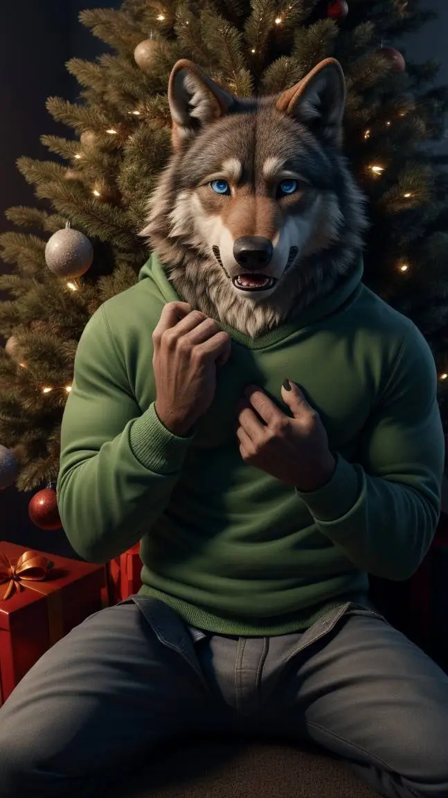 ai character: Christmas  background