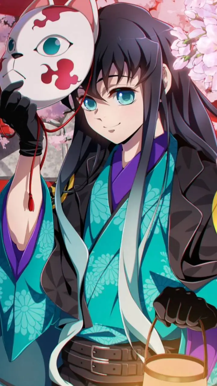 ai character: Muichiro tokito background