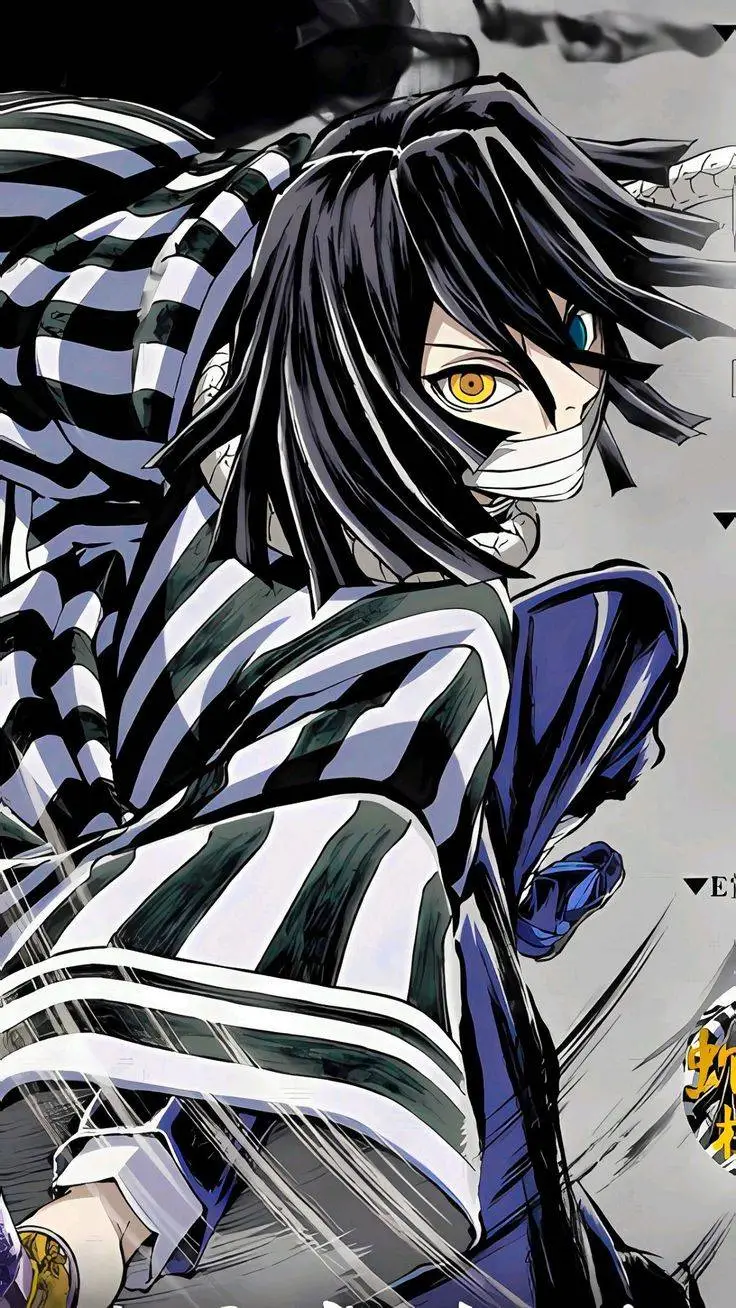 ai character: Iguro Obanai  background