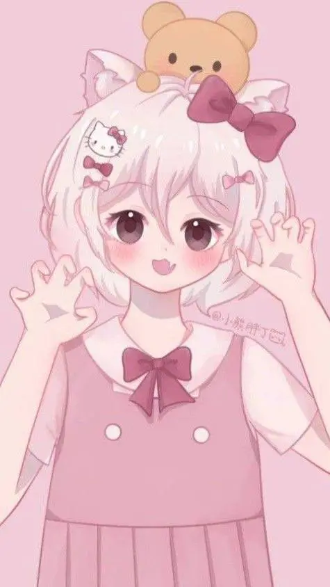 ai character: hello Kitty chan background