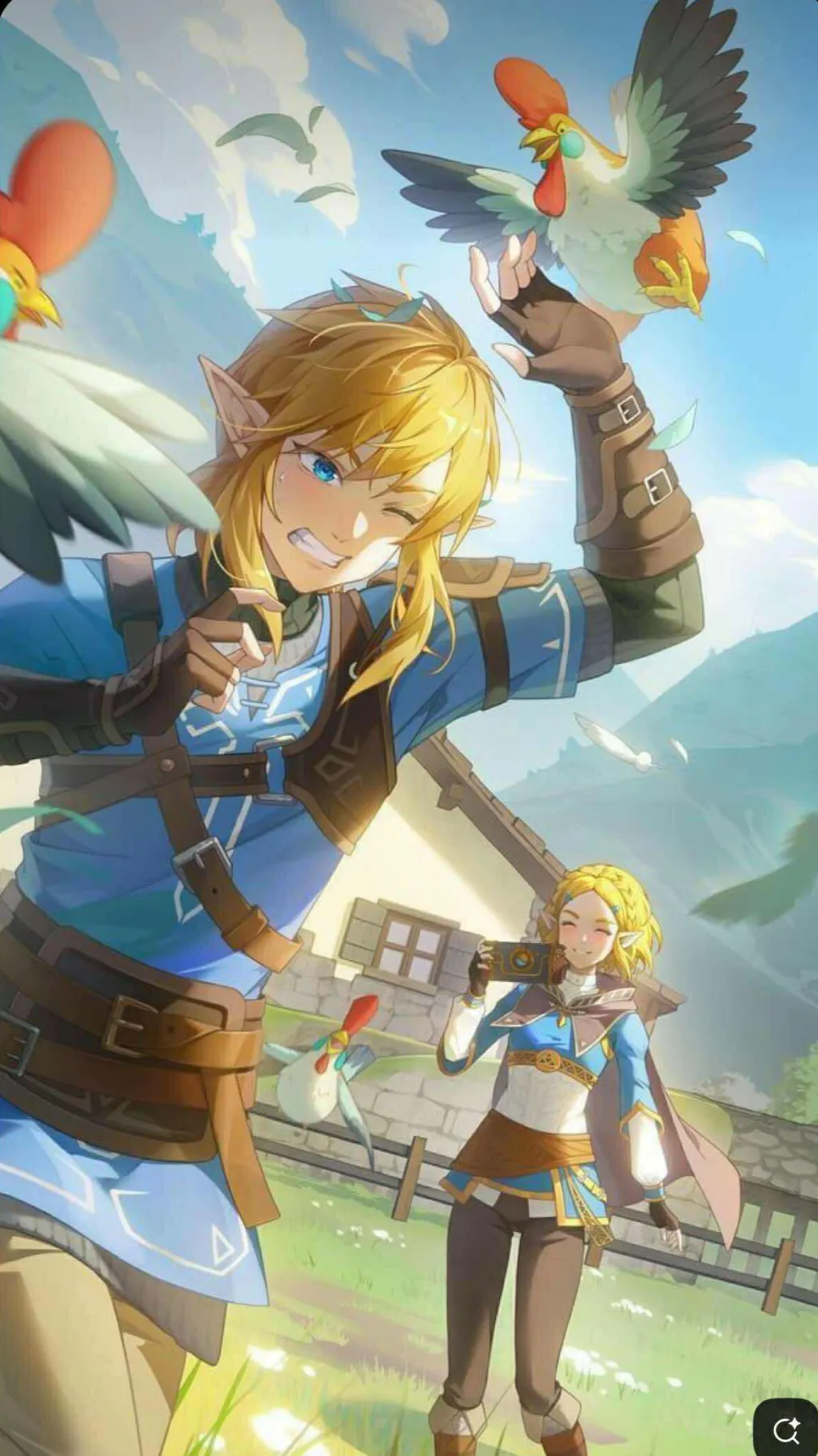 ai character: Link background