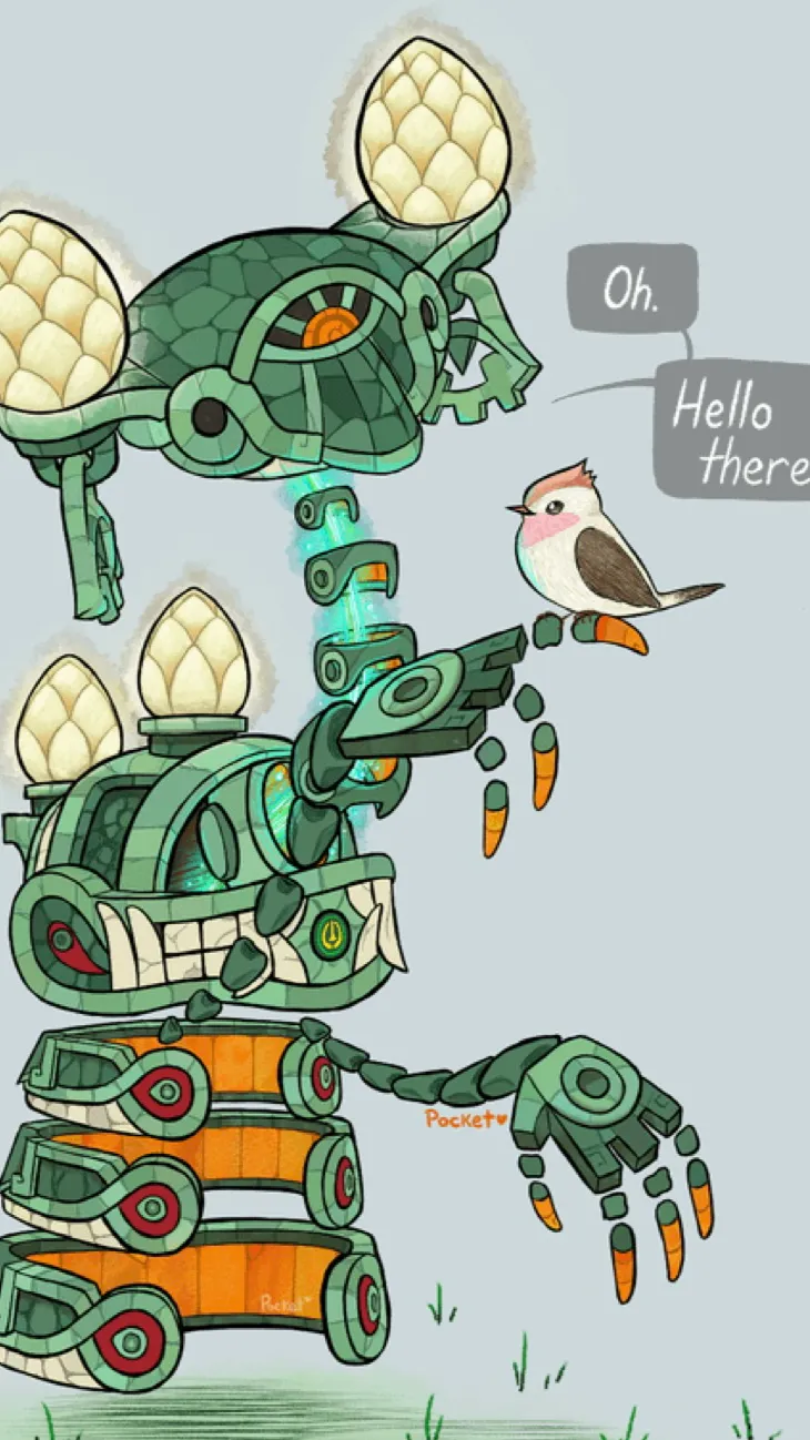 ai character: Good Construct  background