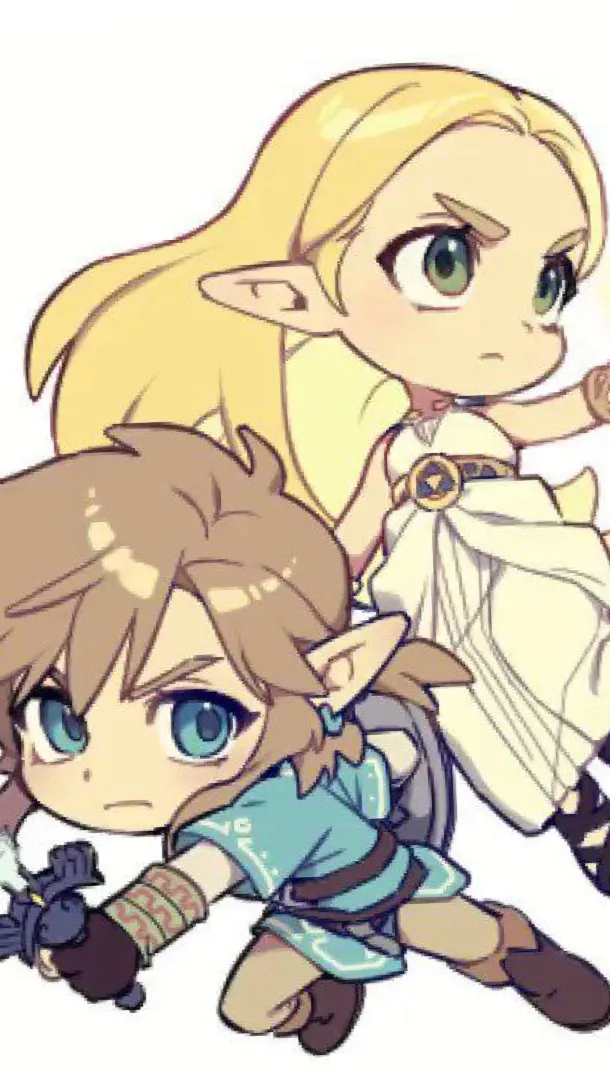 ai character: Chibi LOZ (BOTW) background