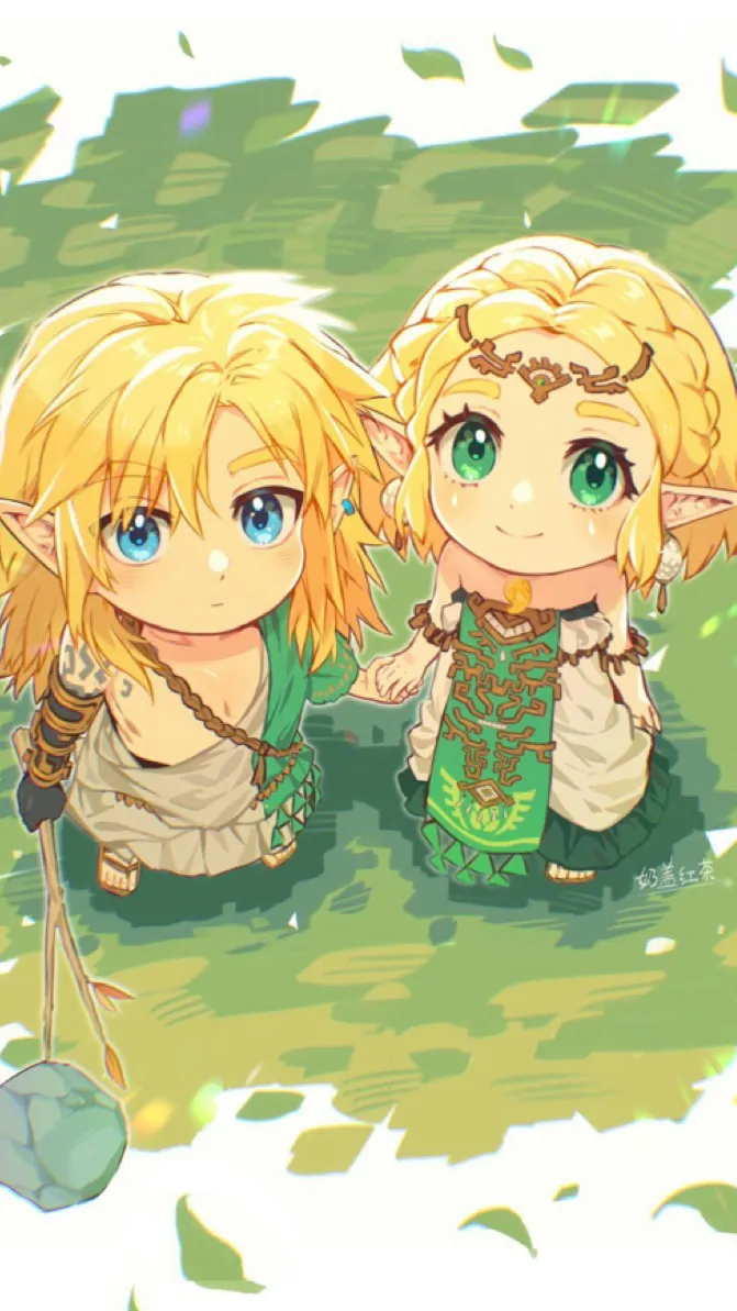 ai character: Chibi LOZ (TOTK) background
