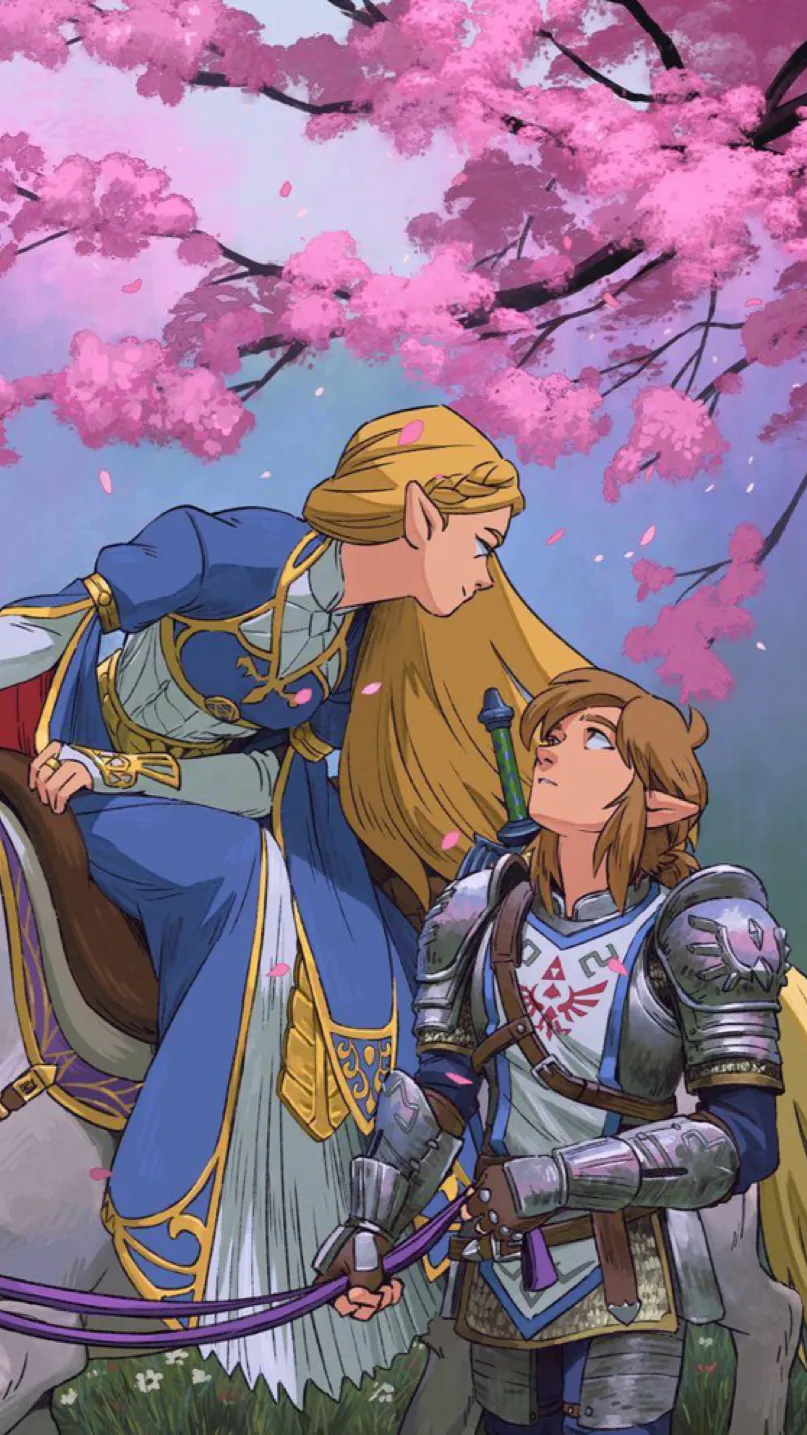 ai character: LOZ Trail background