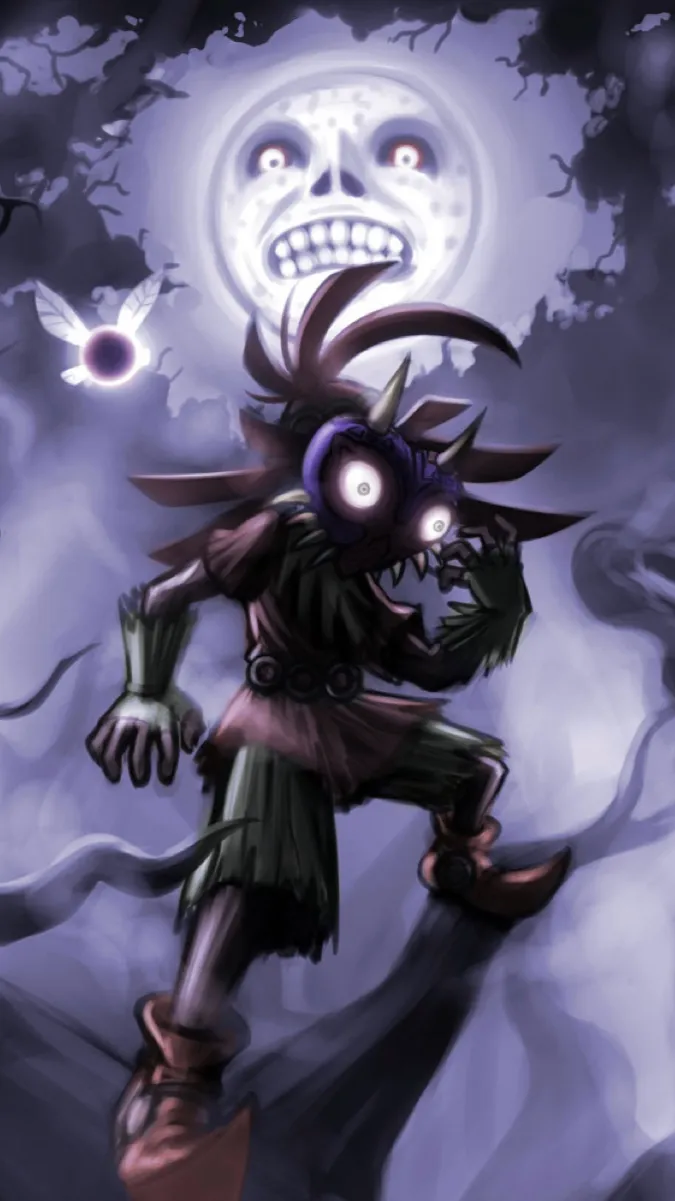 ai character: Majora's Mask  background