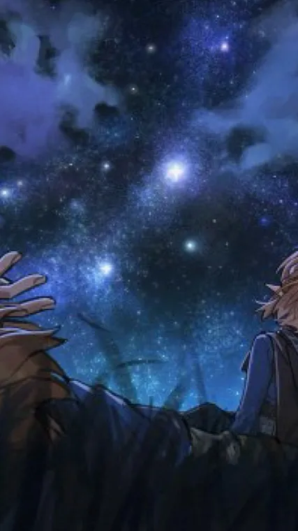 ai character: LOZ Stargaze background