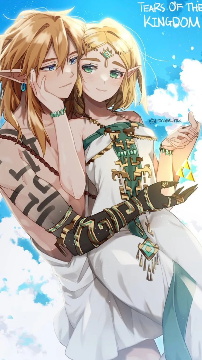 ai character: Link & Zelda background