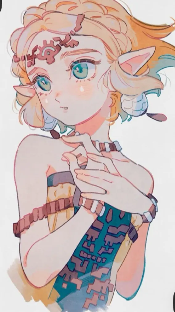 ai character: Zelda 2 T & 1 L background