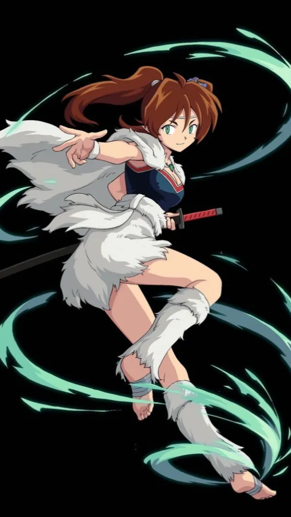 ai character: Ayame background