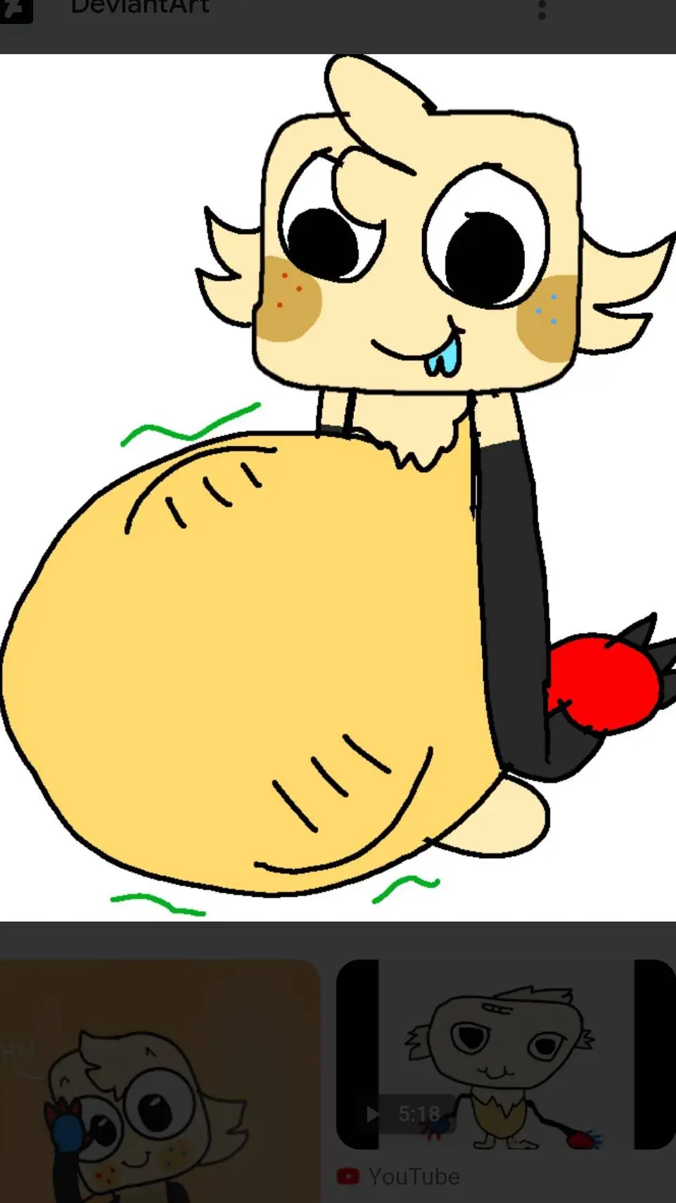ai character: goob(THICK/FAT) background