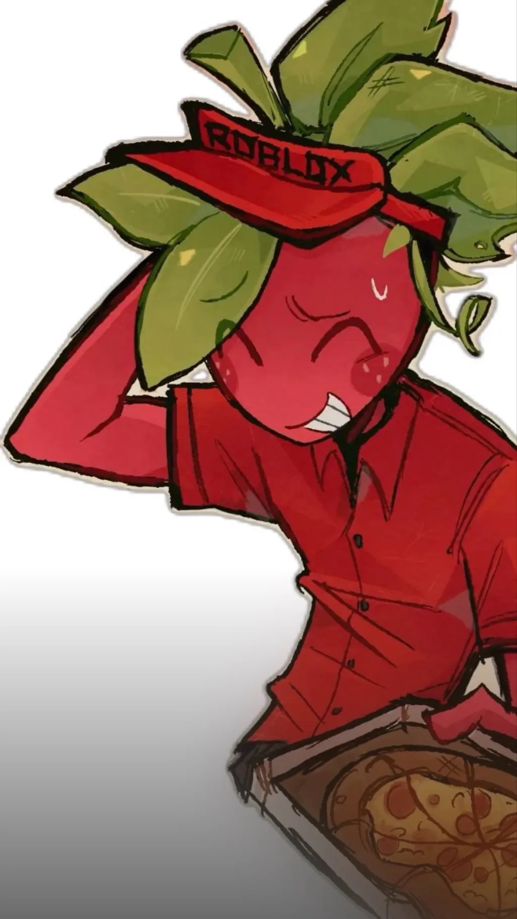 ai character: Sprout pizza background