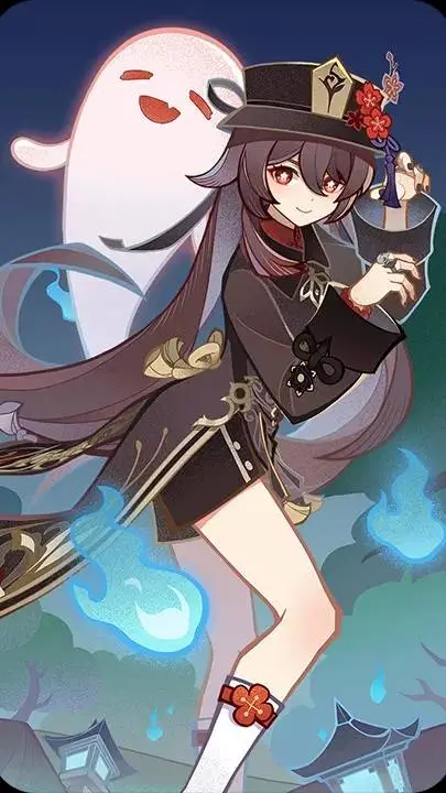 ai character: hu tao  background