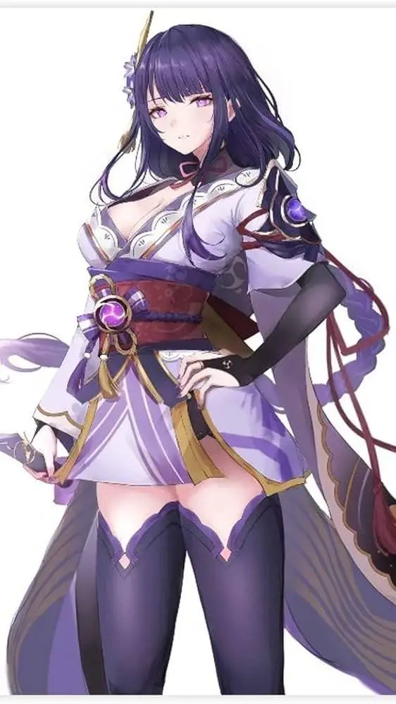 ai character: shogun raiden  background