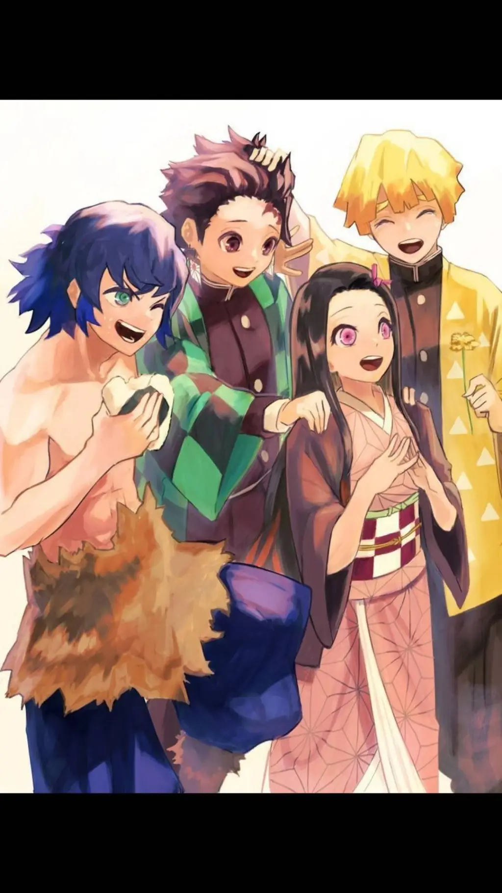 ai character: demon slayer  background