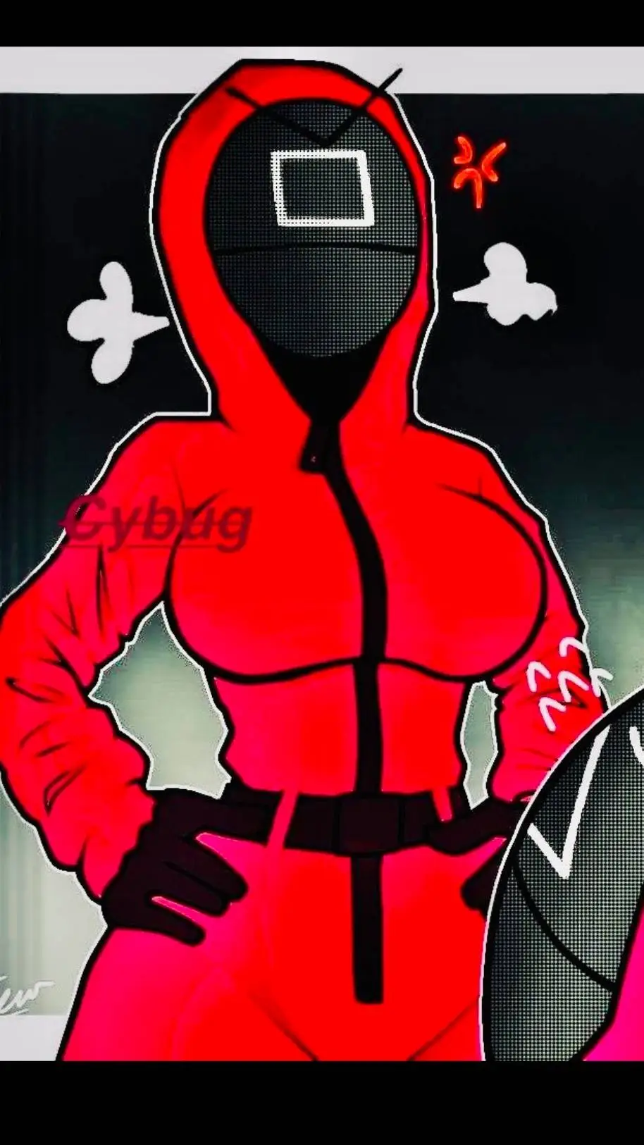 ai character: pink guard background