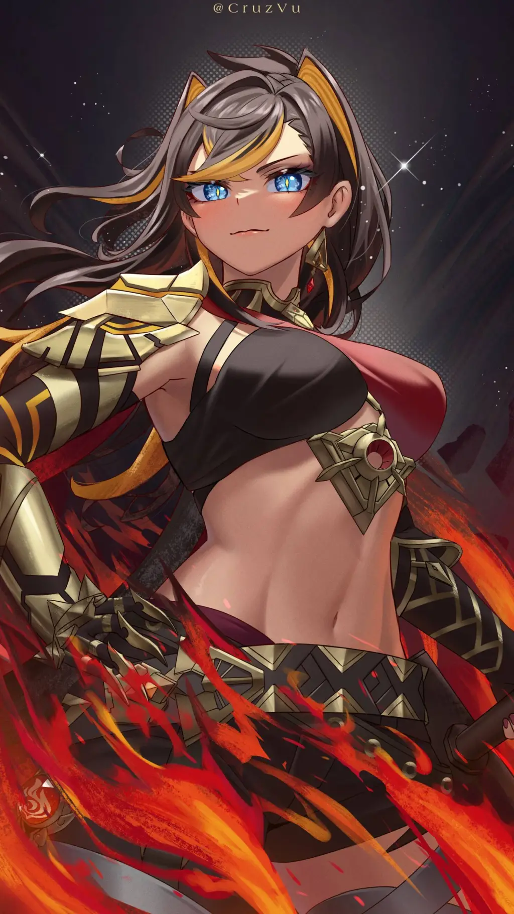 ai character: dehya  background