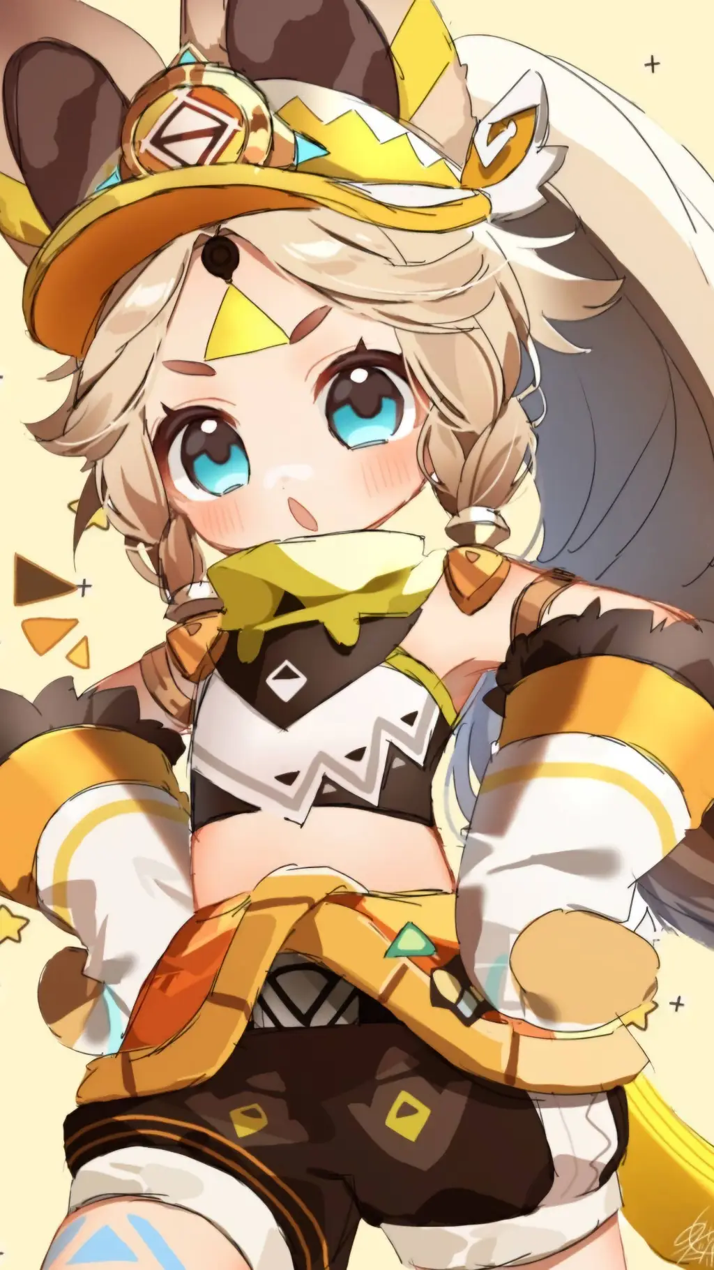ai character: kachina  background