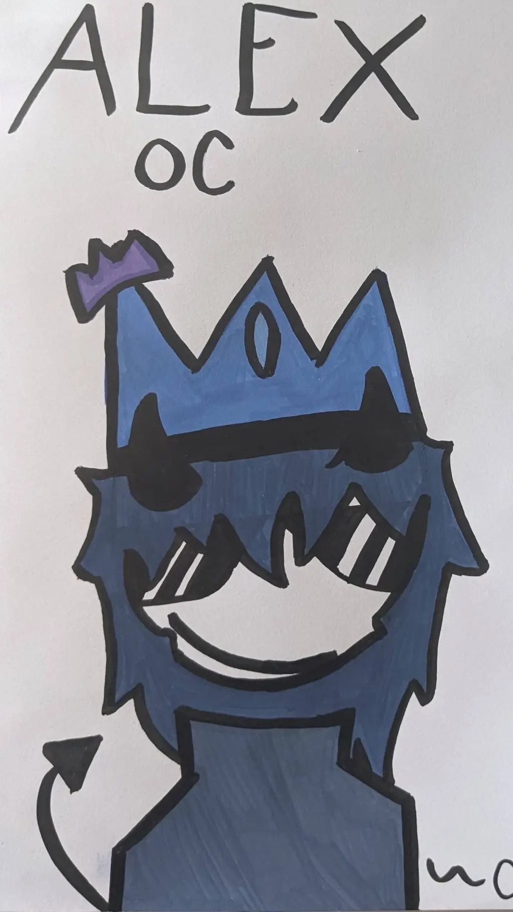 ai character: ~ALEX~(human form) background