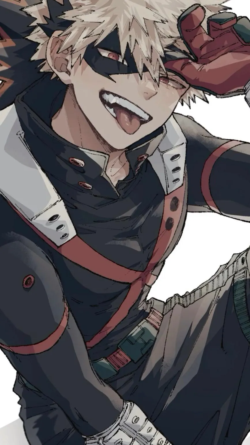 ai character: Bakugo vampiro background