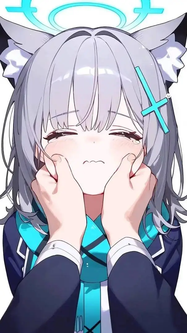 ai character: Shiroko  background