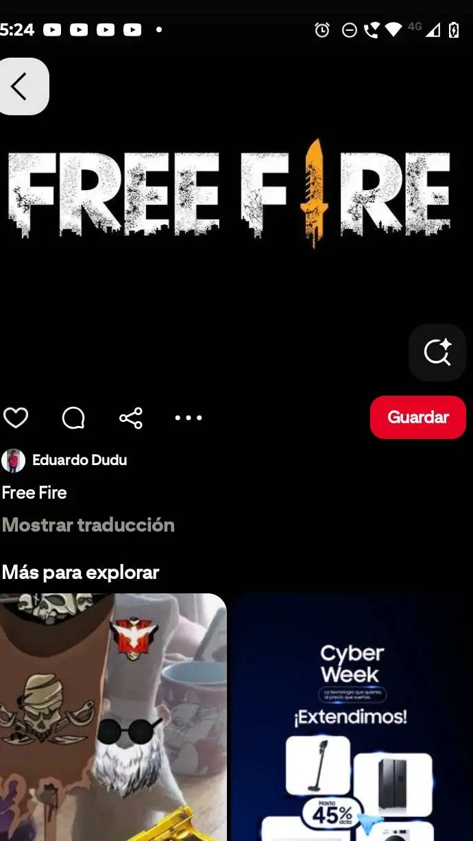 ai character: FREE FIRE! background