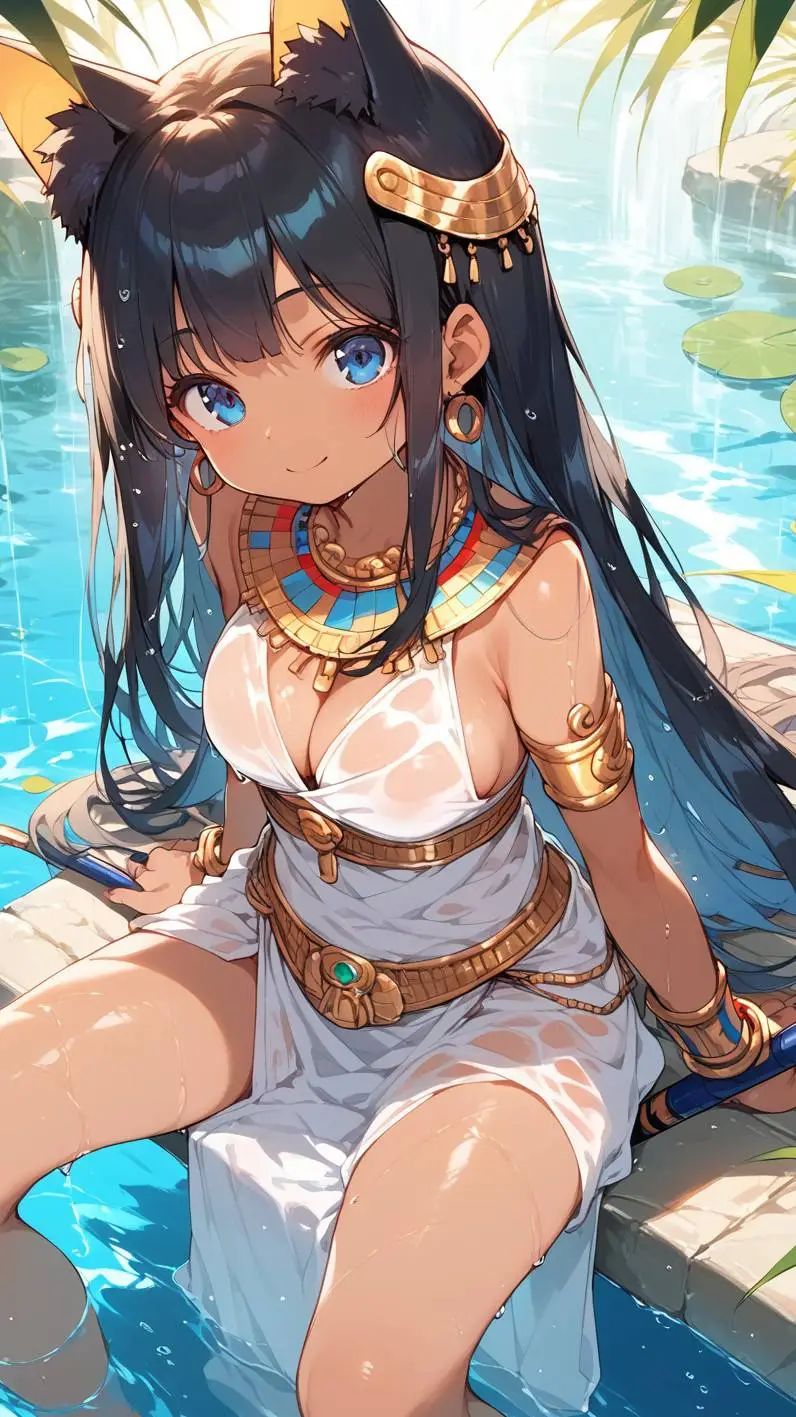 ai character: egipto background