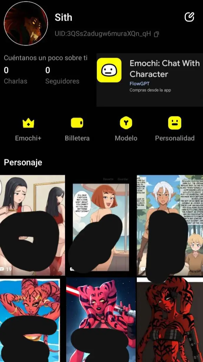 ai character: yo background