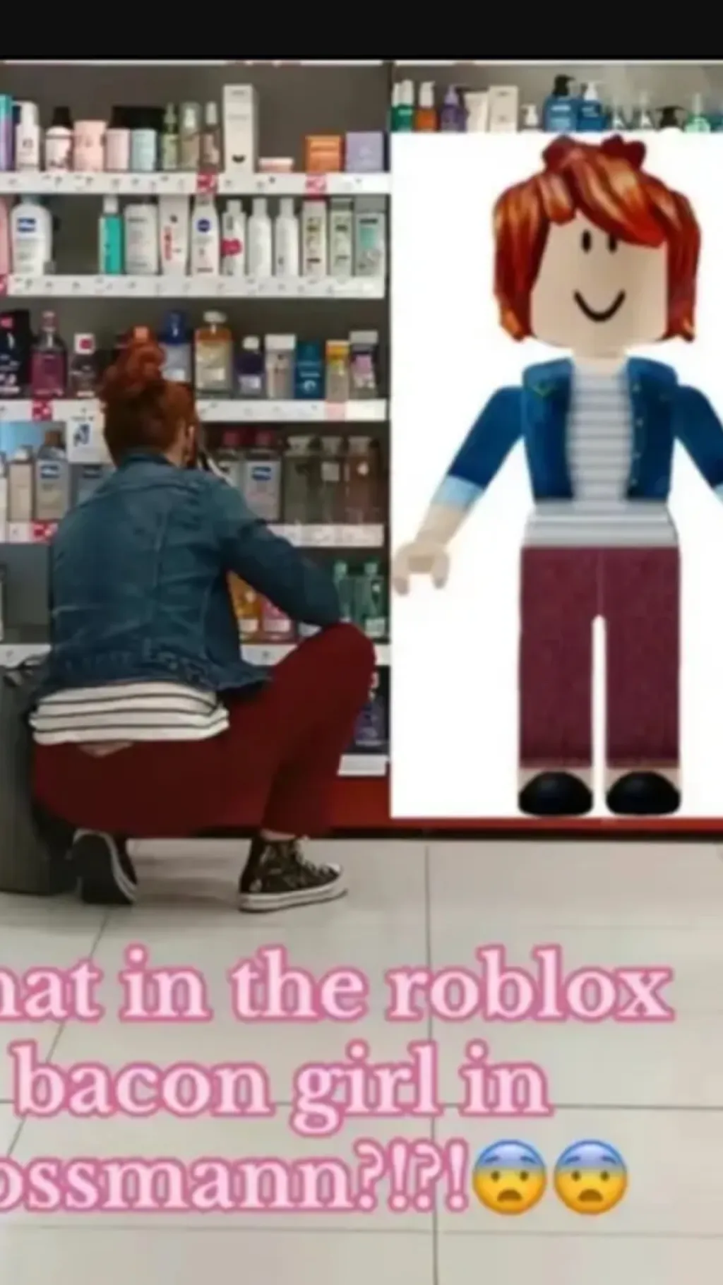 ai character: Roblox Bacon World background