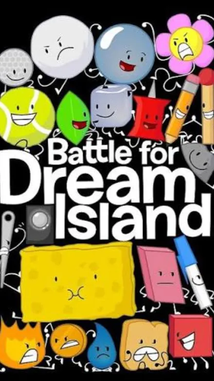 ai character: giant bfdi is back background