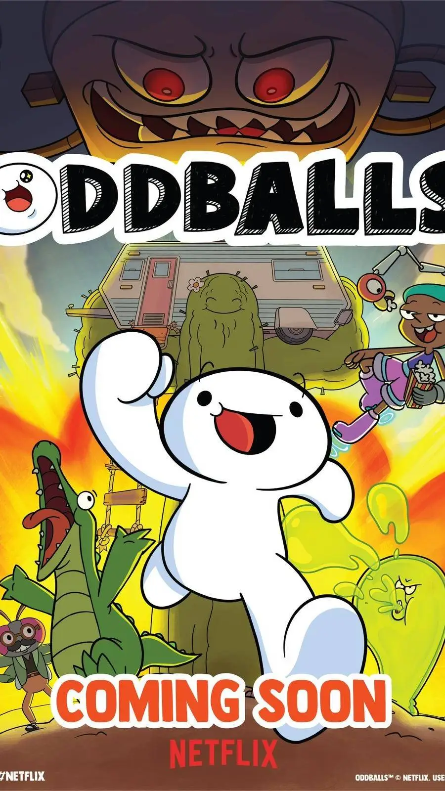 ai character: ODDBALLS background