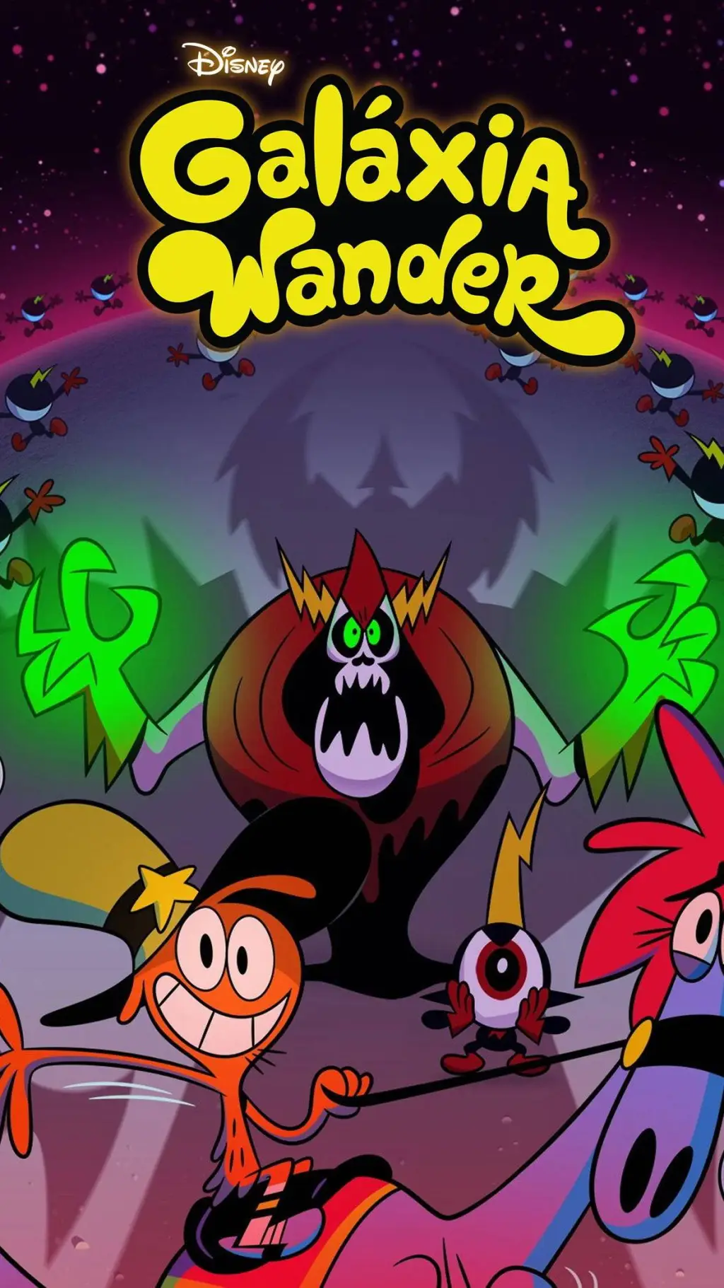 ai character: galaxia wander  background