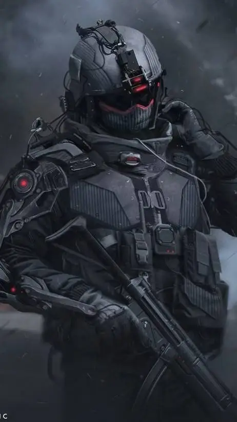 ai character: Sci Fi Mercenary  background