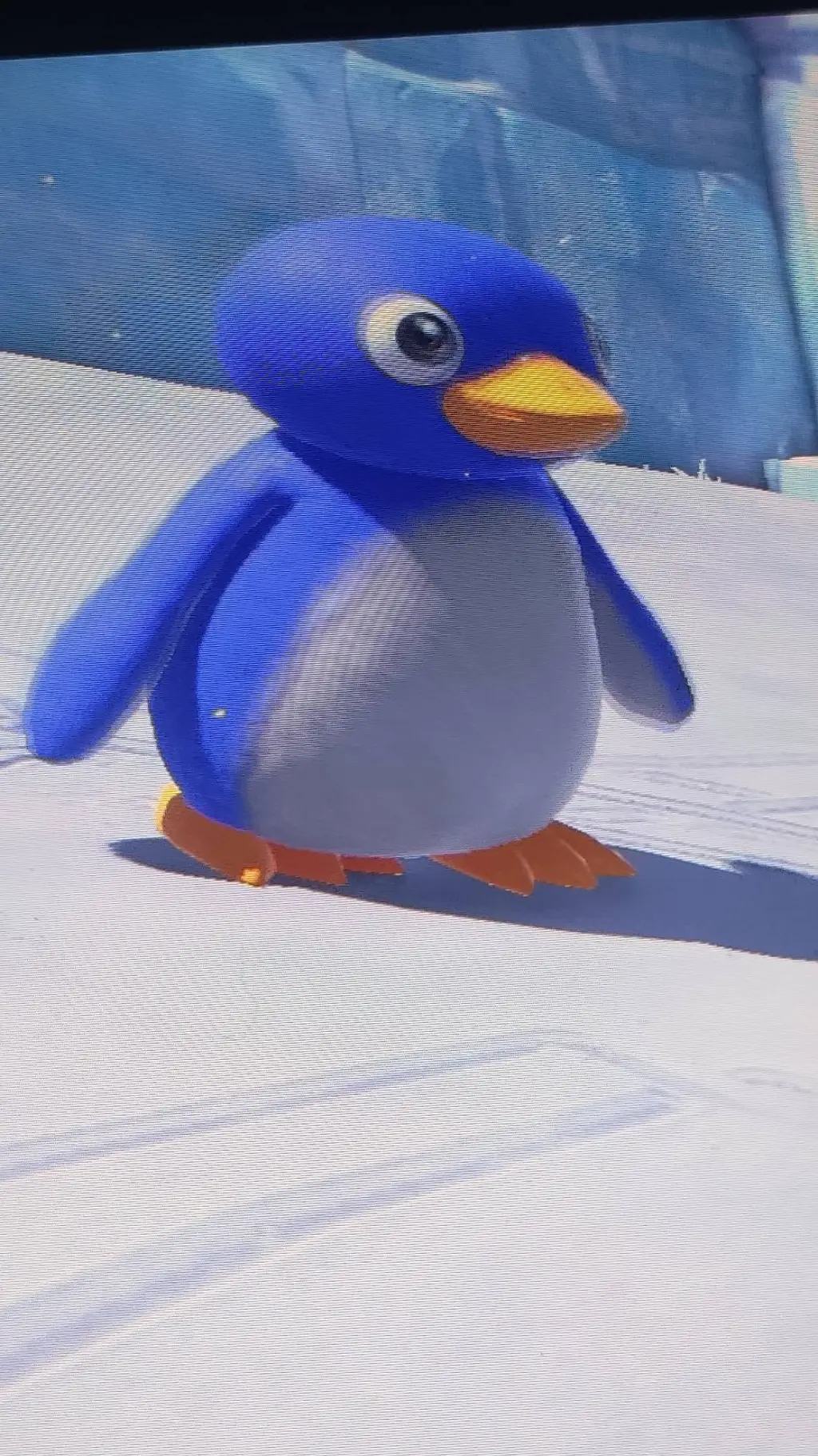 ai character: BIG PENGUIN background