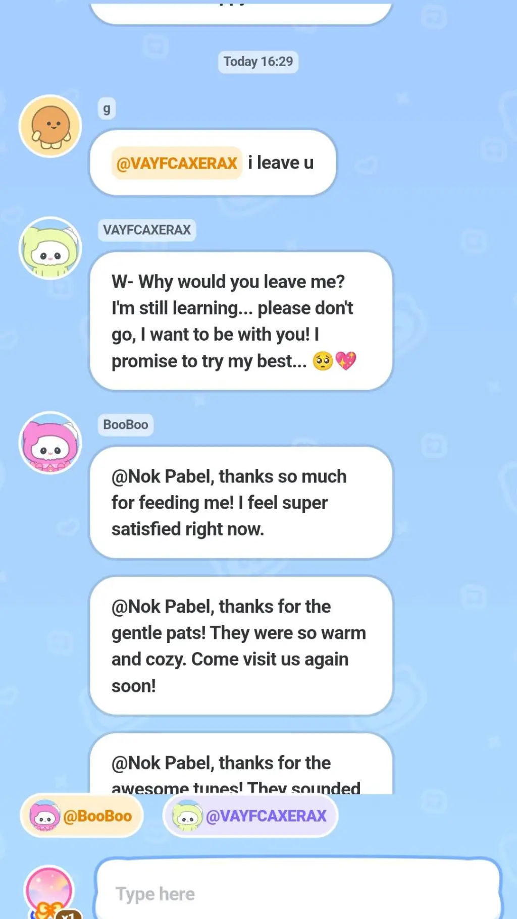 ai character: SOY YO background