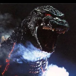 chat with ai character: burning Godzilla 