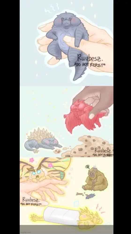 ai character: kaiju daycare  background