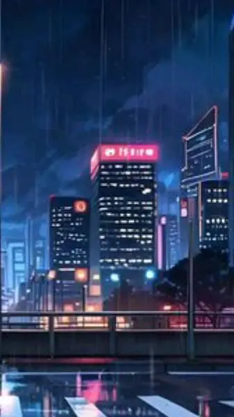 ai character: kaiju city  background