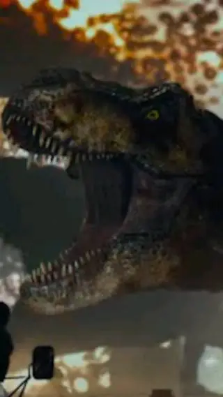 ai character: texi rexy  background