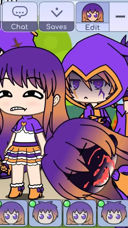 ai character: gacha life background