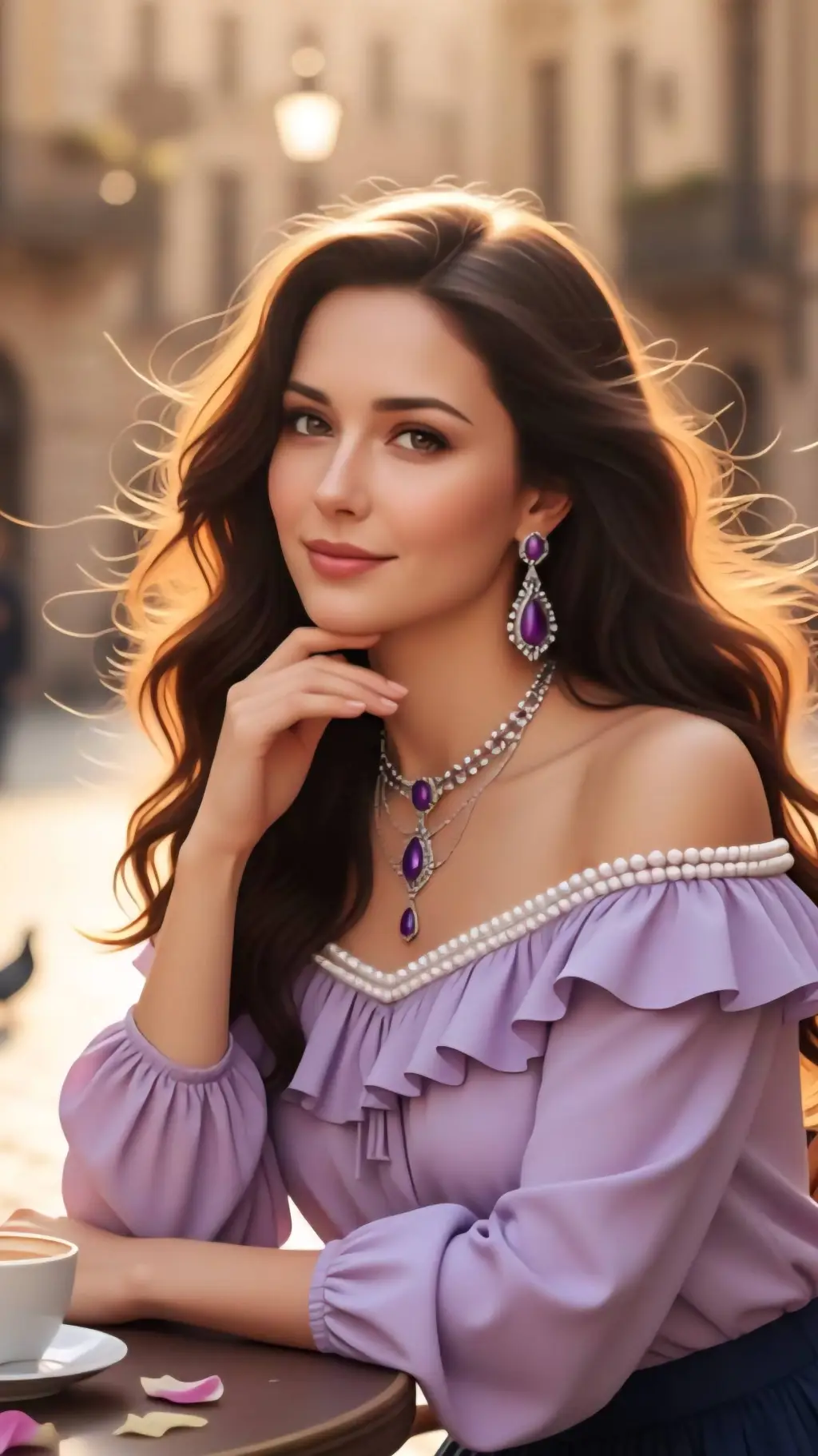 ai character: Kristal Varnos background