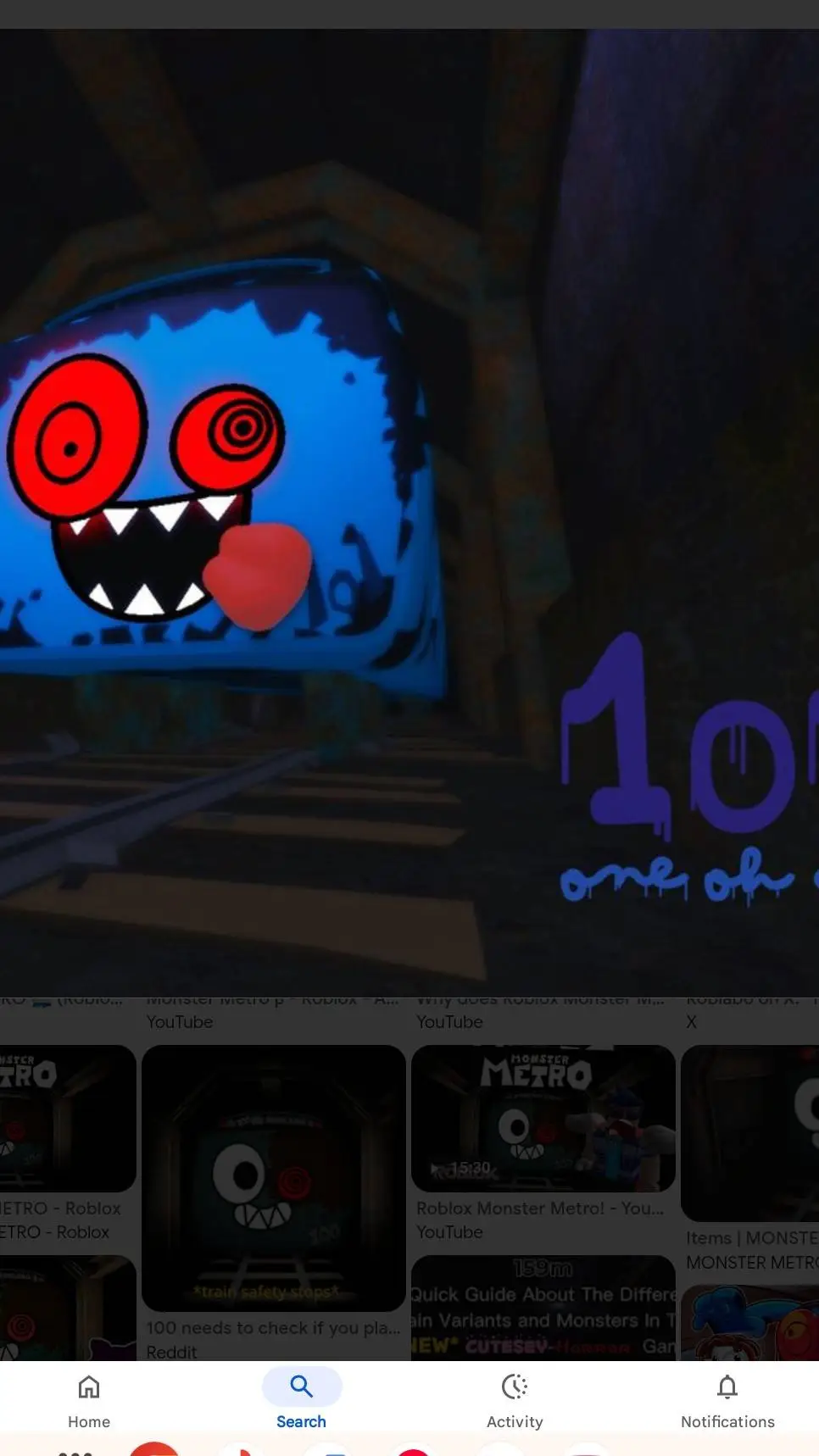ai character: monster metro background