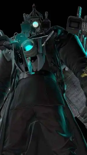 ai character: Titan cameraman background