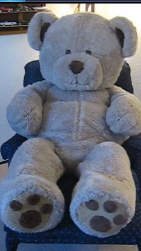 ai character: teddy bear plush background