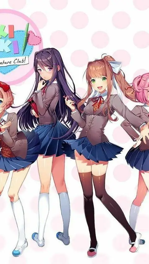 ai character: DDLC pick me background