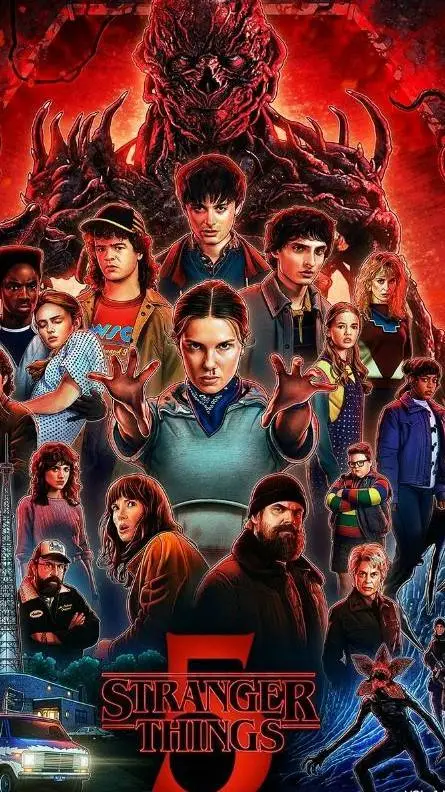 ai character: Stranger Things  background