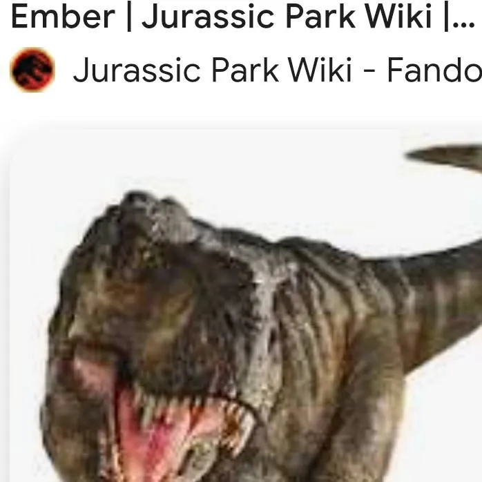 chat with ai character: ember t-rex 